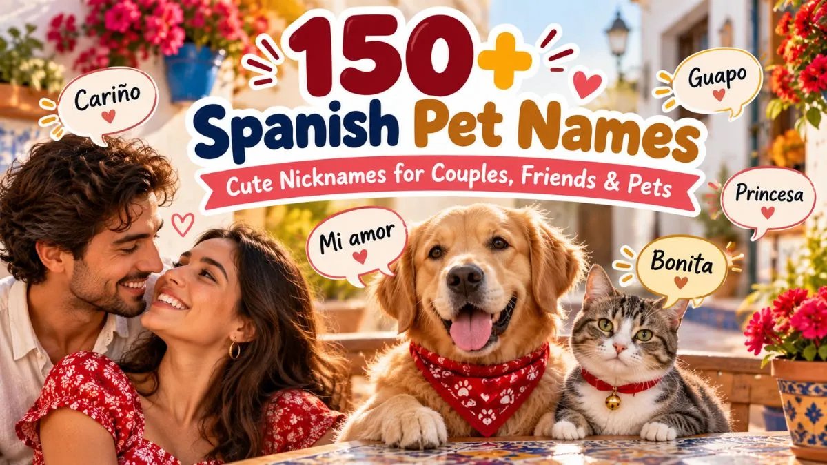 Spanish Pet Names - Cute Nicknames for Couples, Friends & Pets