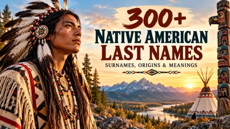 300+ Native American Last Names - Surnames, Origins & Meanings