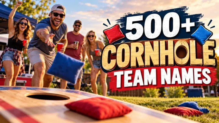 Cornhole Team Names - Funny, Dirty, Clever & Cool Ideas