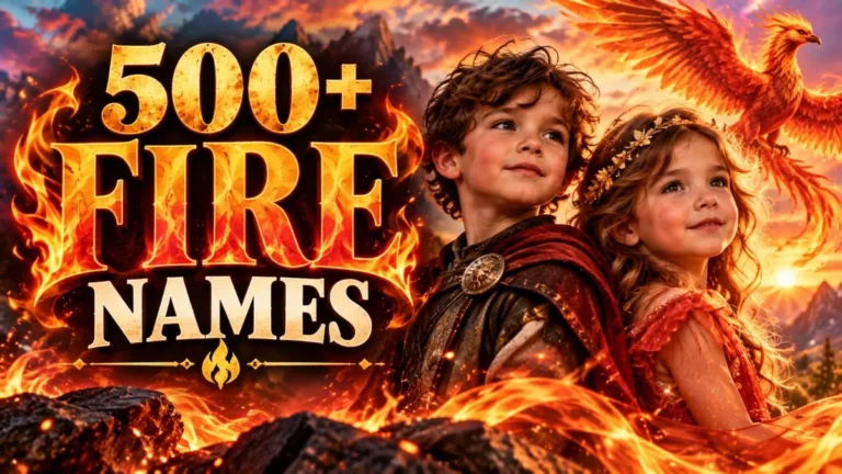 Fire Names - Names That Mean Fire, Flame, Ember & Heat