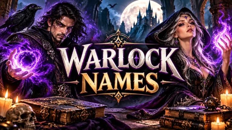 Warlock Names -Male, Female, Funny, Cool & Dark Fantasy Ideas