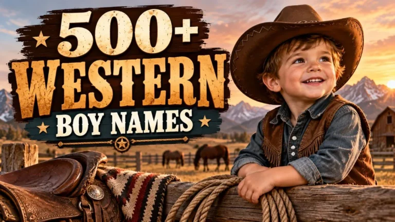 Western Boy Names - Cowboy, Old West & Country Names With Meanings