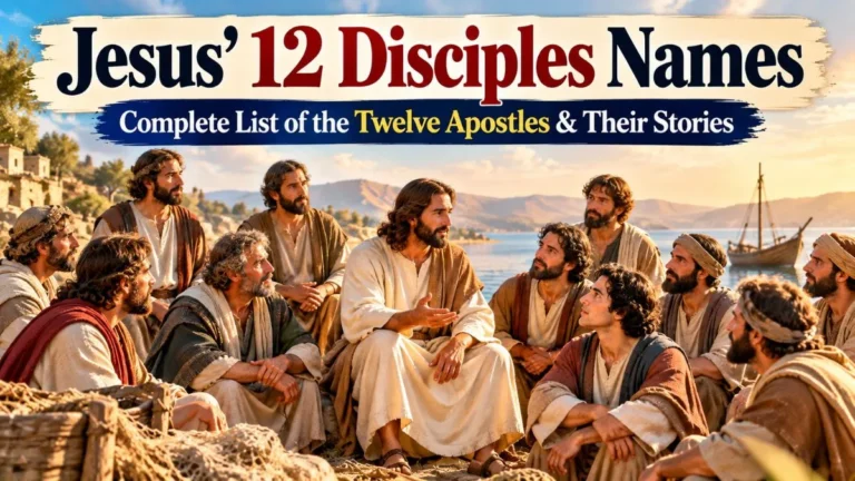 Jesus’ 12 Disciples Names - Complete List of the Twelve Apostles & Their Stories