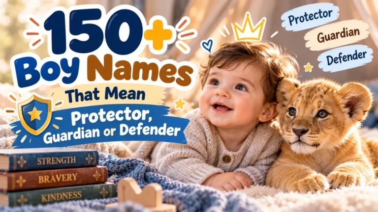 150+ Boy Names That Mean Protector, Guardian or Defender