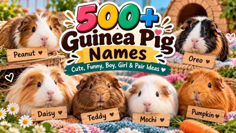 Guinea Pig Names - Cute, Funny, Boy, Girl & Pair Ideas